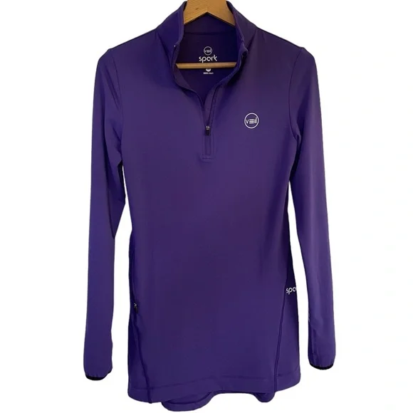 Veil Spark Half-Zip Activewear Tunic Sz XS - Picture 3 of 6